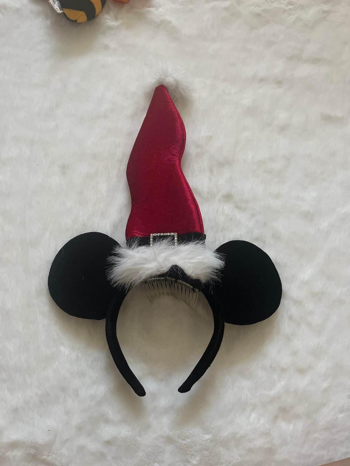 Disney park mickey santa hat headband ears