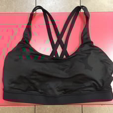 Lululemon Black Camo Energy Bra 8