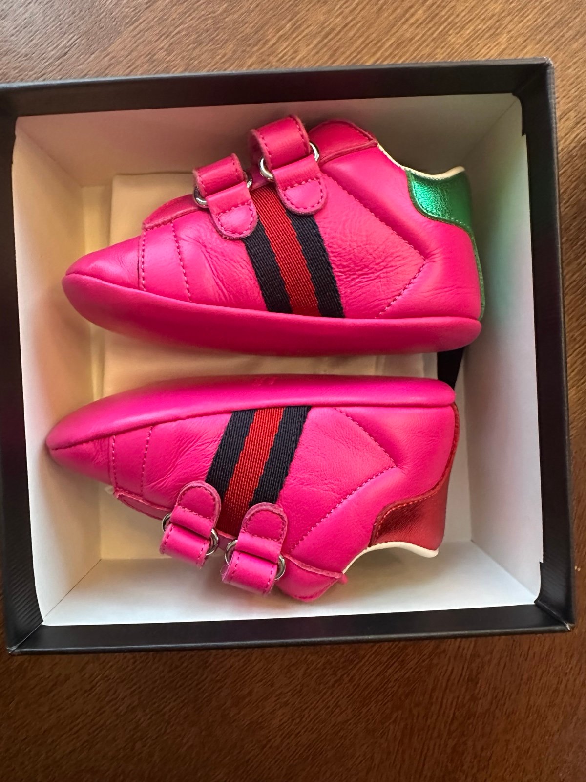 GUCCI BABY ACE LEATHER SNEAKER