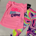 Under Armour cute pink neon leggings set 1002