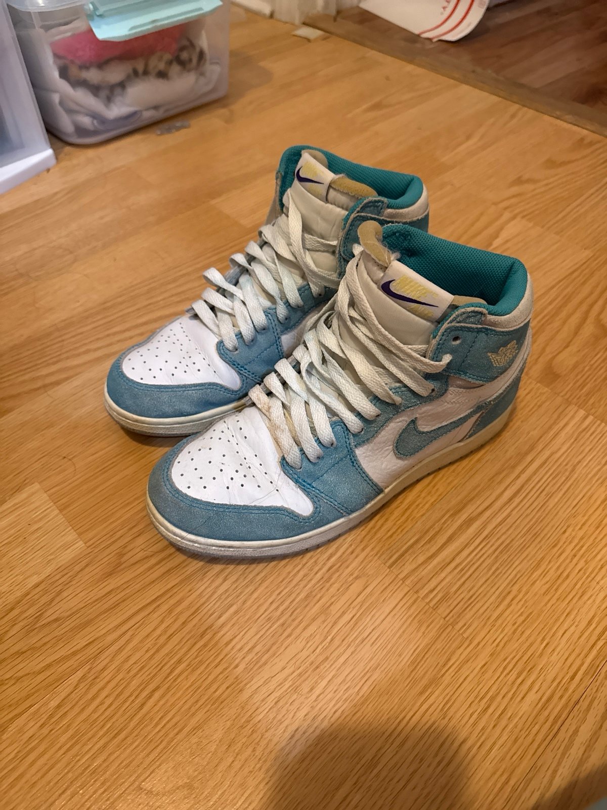 Jordan 1 Retro OG High Turbo Green - Size 7y