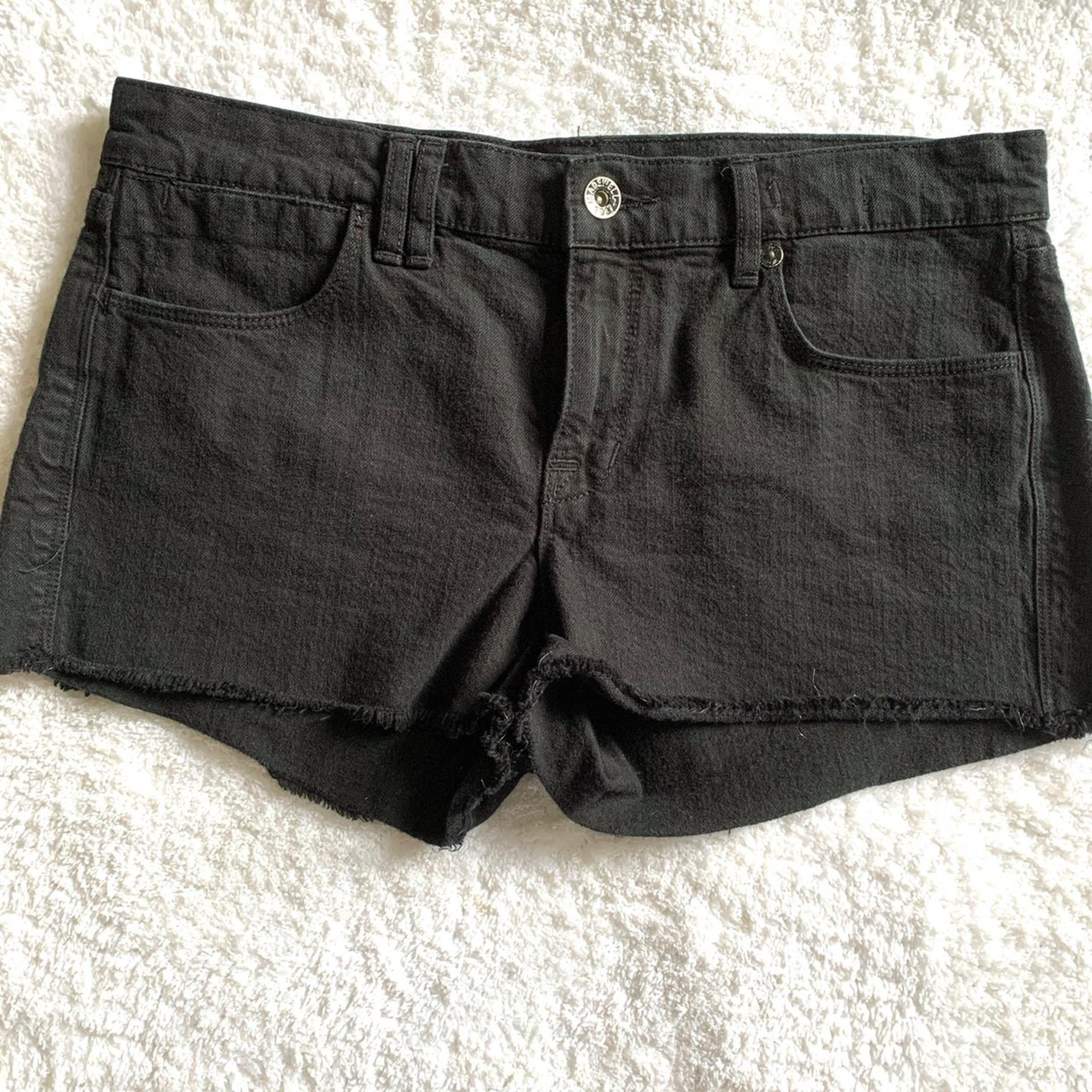Madewell Black Denim Shorts