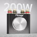 M6 200W Mini Bluetooth 5.0 Audio Power Amplifier, 100Wx2 Dual Channel HiFi - New