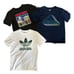 Adidas Logo 3 Stripe Star Wars T-shirt Bundle Lot Boys Youth M 10 11 12