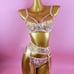 Embroidered Mesh Underwire Garter Set