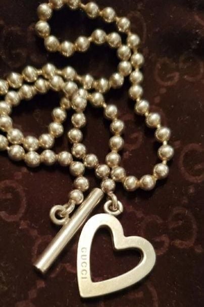 Sterling Silver Gucci Necklace