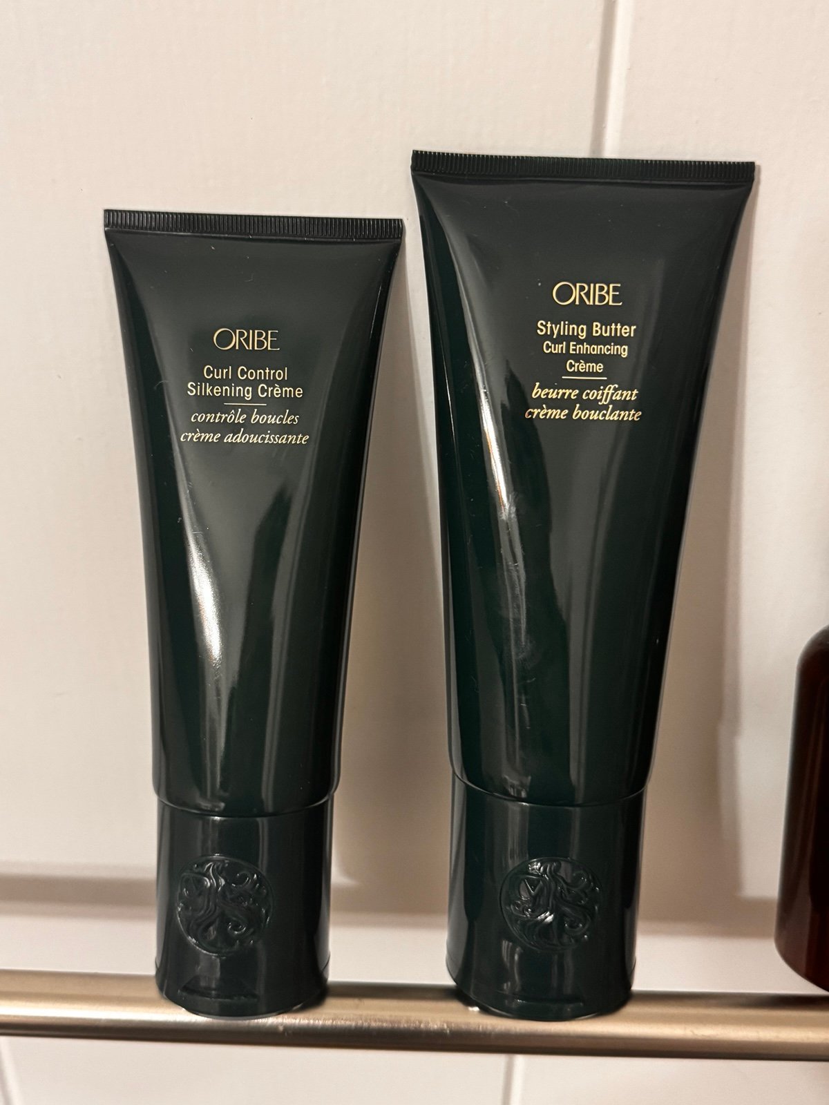 ORIBE Styling Butter Curl Enhancing Crème & ORIBE Curl Control Silkening Crème