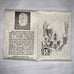 Vintage Mark Klaus White 3D Christmas Holiday Ornament Santa Holiday Scene