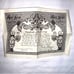 Vintage Mark Klaus White 3D Christmas Holiday Ornament Santa Holiday Scene