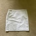 Poleci Basic white mini skirt
