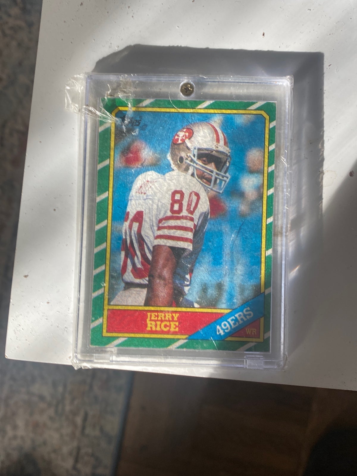 Jerry Rice rookie card