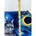Tabby Night Cat Starry Night Canvas Painting Wall Art Decor