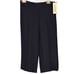NEW Joseph Ribkoff Navy Blue Capri Career Pants Zip Front Jersey Fabric Sz 6 NWT