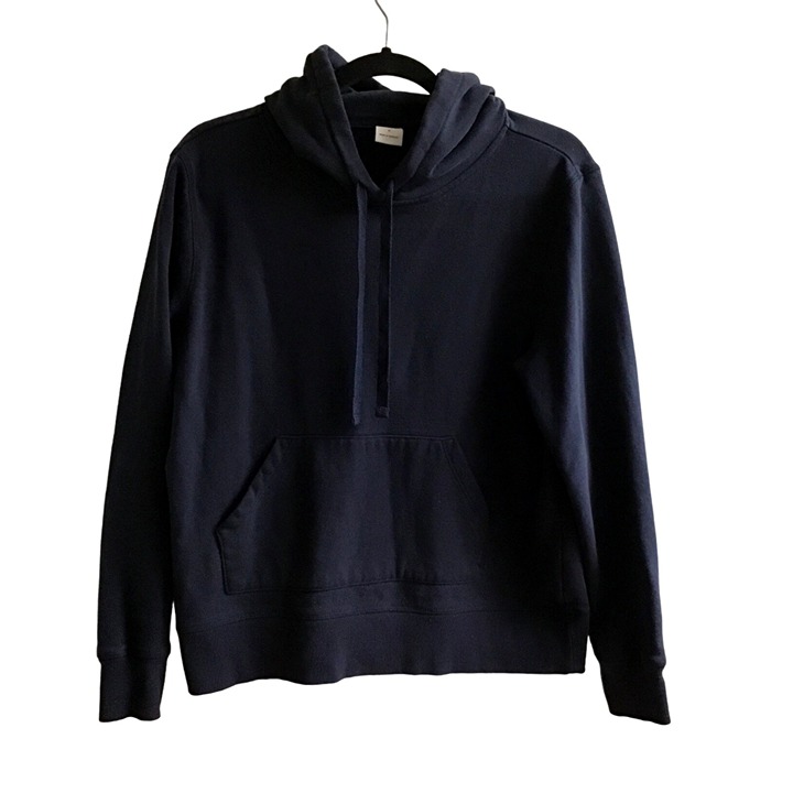 AMAZON ESSENTIALS- WOMENS NAVY PULLOVER HOODIE KANGAROO POCKET SIZE MEDIUM