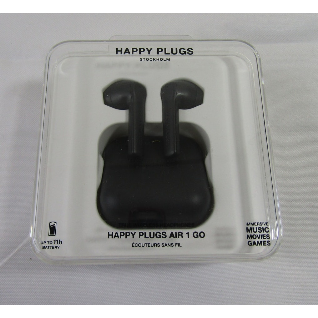 Stockholm Happy Plugs Wireless Headphones 11 HRS Battery All Devices Portable