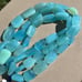 Blue Chalcedony 13 inch strand beads gemstone