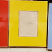 Kate Spade Make It Pop Red Yellow Sky Blue 5x7 Picture Frame Set Of 3 Gold NEW