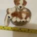 Royal Copenhagen Mini Puppy Collection Mongrels in Basket Dog Figurine 745