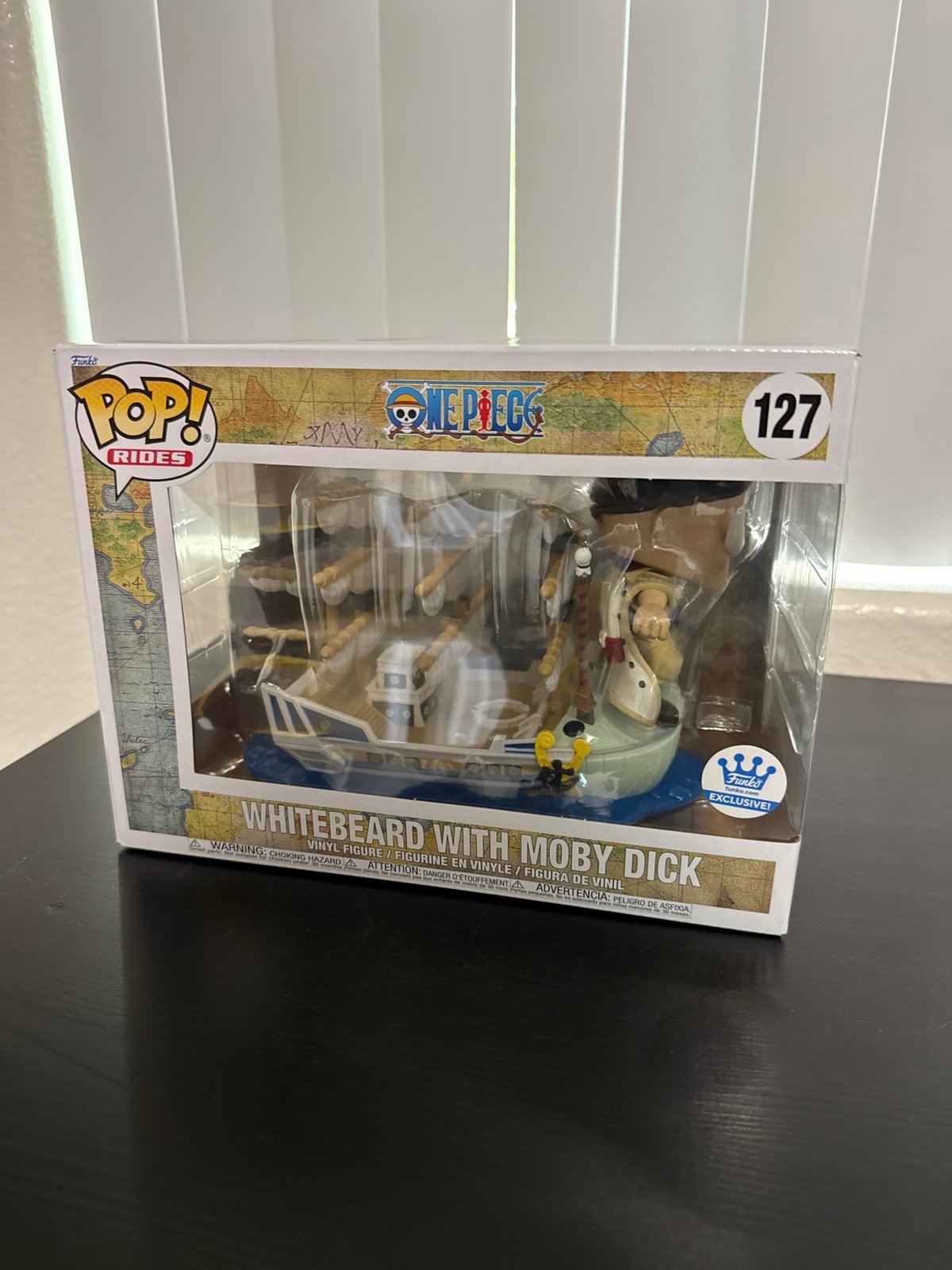 One Piece Whitebeard with Moby Dick Funko Pop