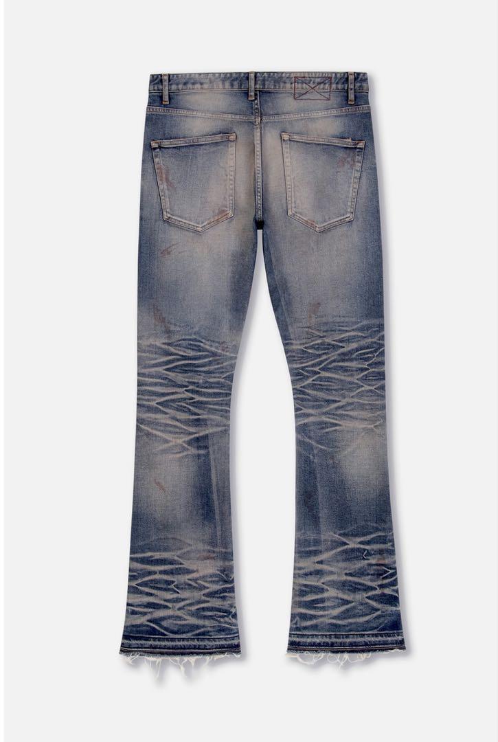 MLVINCE Melvins TYPE-3 SLIM BLACK JEANS