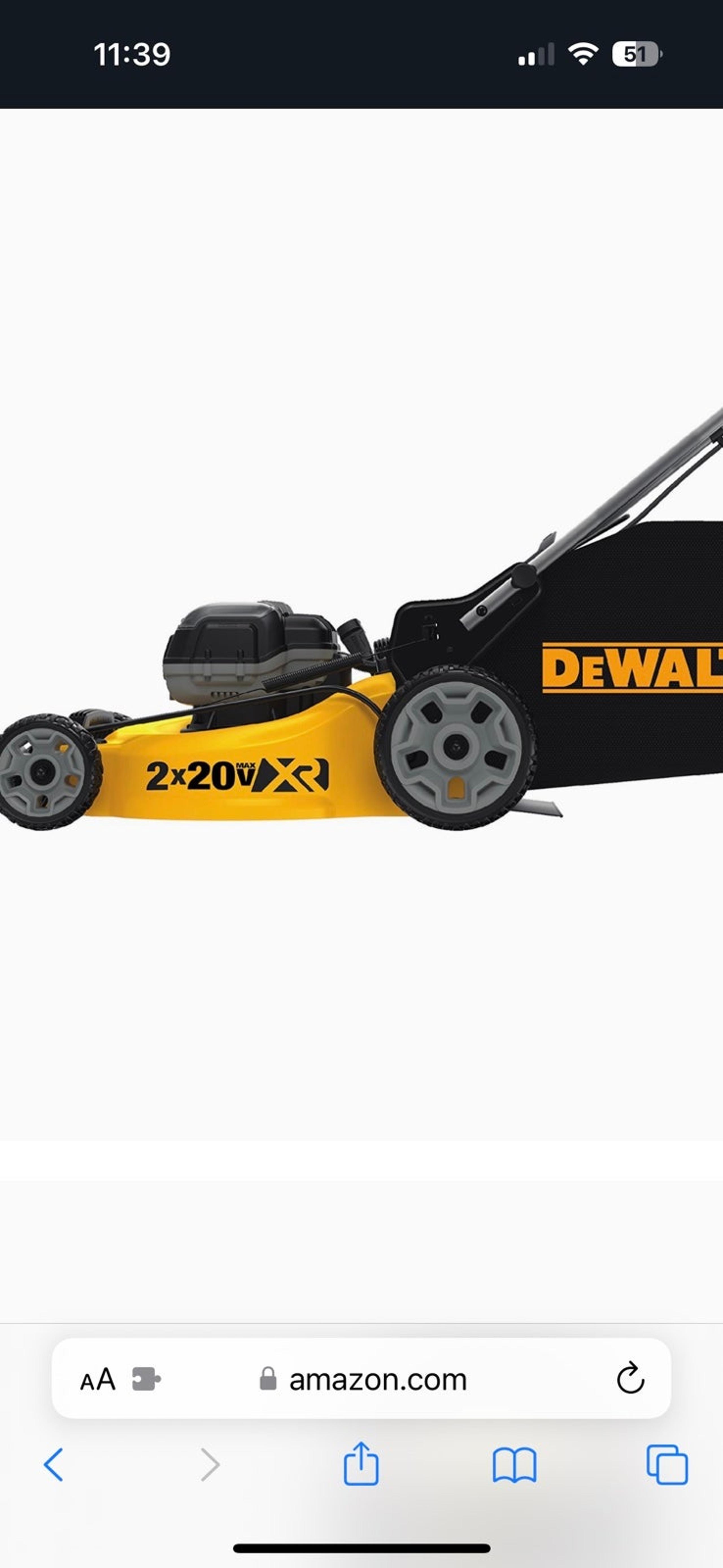 Dewalt mower