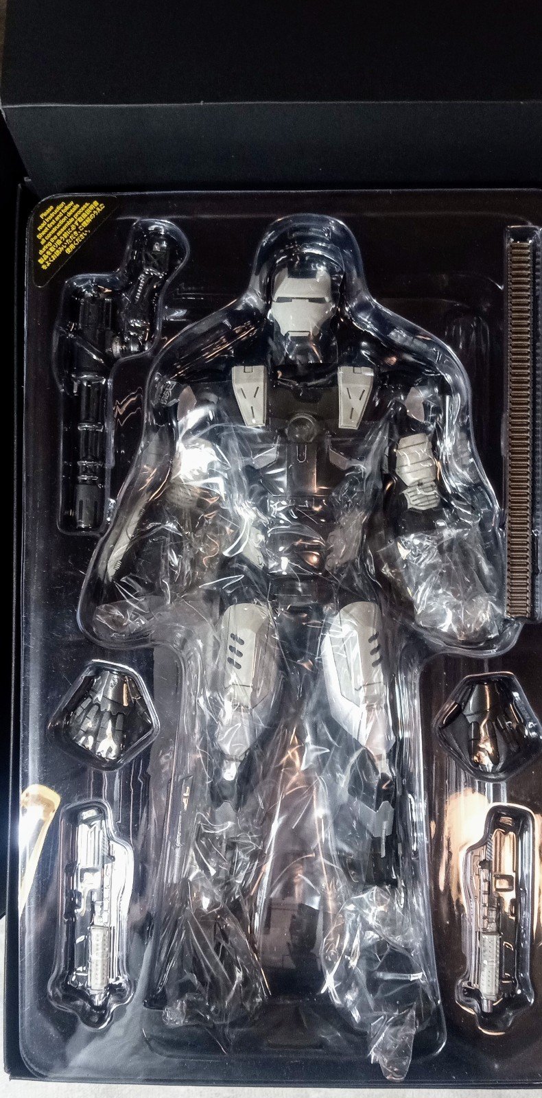 RARE LIMITED EDITION 1/6 HOT TOYS IRON MAN 2 WAR MACHINE THE MILK EDITION