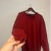 Men’s Brooks Brothers Red Merino Wool Blend V Neck Pullover Sweater Size Large