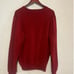Men’s Brooks Brothers Red Merino Wool Blend V Neck Pullover Sweater Size Large