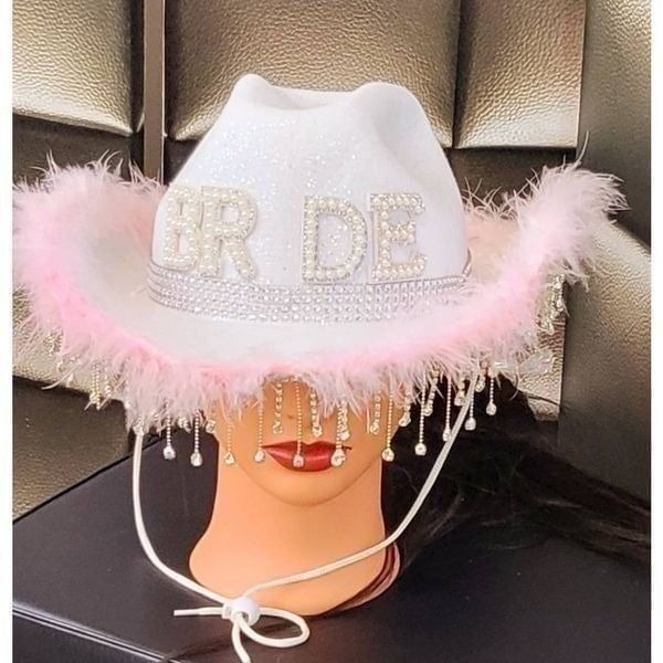 Bachelor party cowboy hats