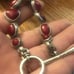 Lucky brand Red Stone Silver Bracelet