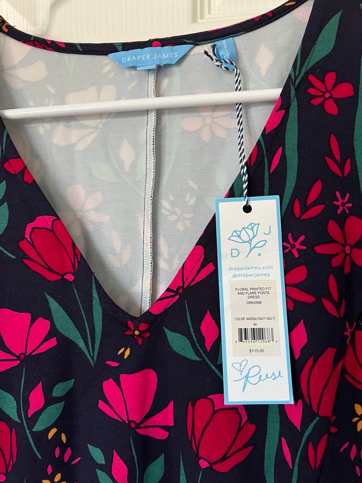 NWT Draper James Floral Print Dress