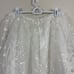 Lulus Wedding 2 Piece Bridal Skirt And Bodysuit Embroidered Tulle Sheer White M