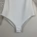 Lulus Wedding 2 Piece Bridal Skirt And Bodysuit Embroidered Tulle Sheer White M