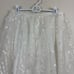 Lulus Wedding 2 Piece Bridal Skirt And Bodysuit Embroidered Tulle Sheer White M