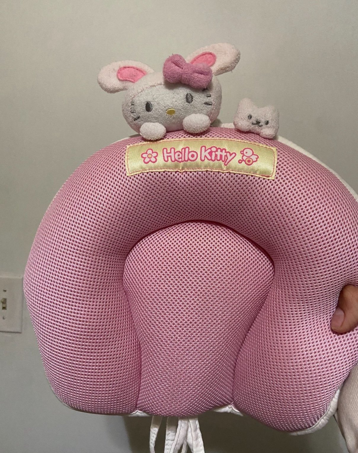hello kitty babies head rest works for stroller or car seat