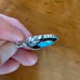 Vintage Native Sterling Silver and Turquoise Pendant with 18” Chain