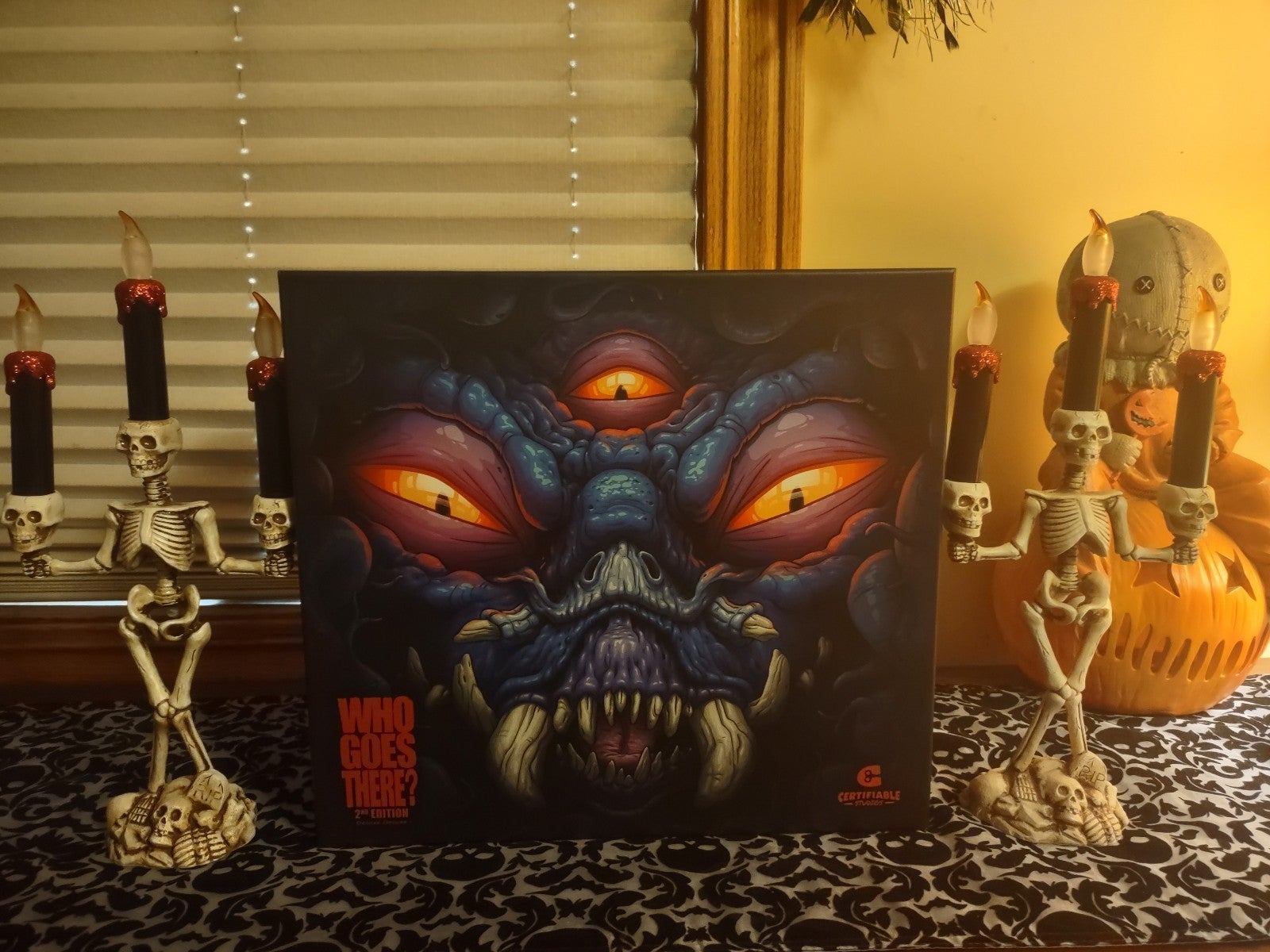 Who Goes There Deluxe Kickstarter board game (horror, scary, Halloween, monster)