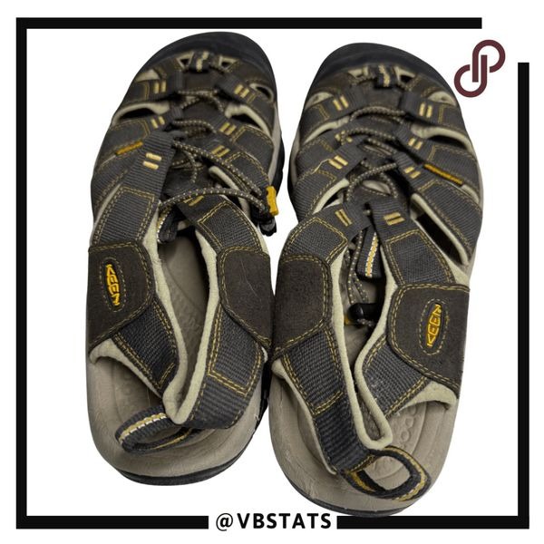 Keen Men's Closed Toe Newport Sandals Black Cream Size 11.5
