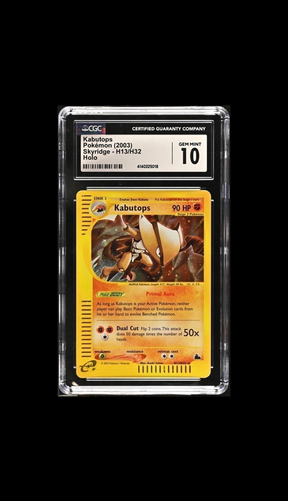 Skyridge Kabutops Holo CGC 10