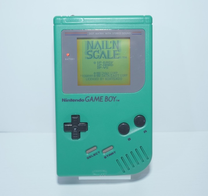 Play it Loud Green Nintendo Game Boy Original DMG-01 Handheld Videogame Console