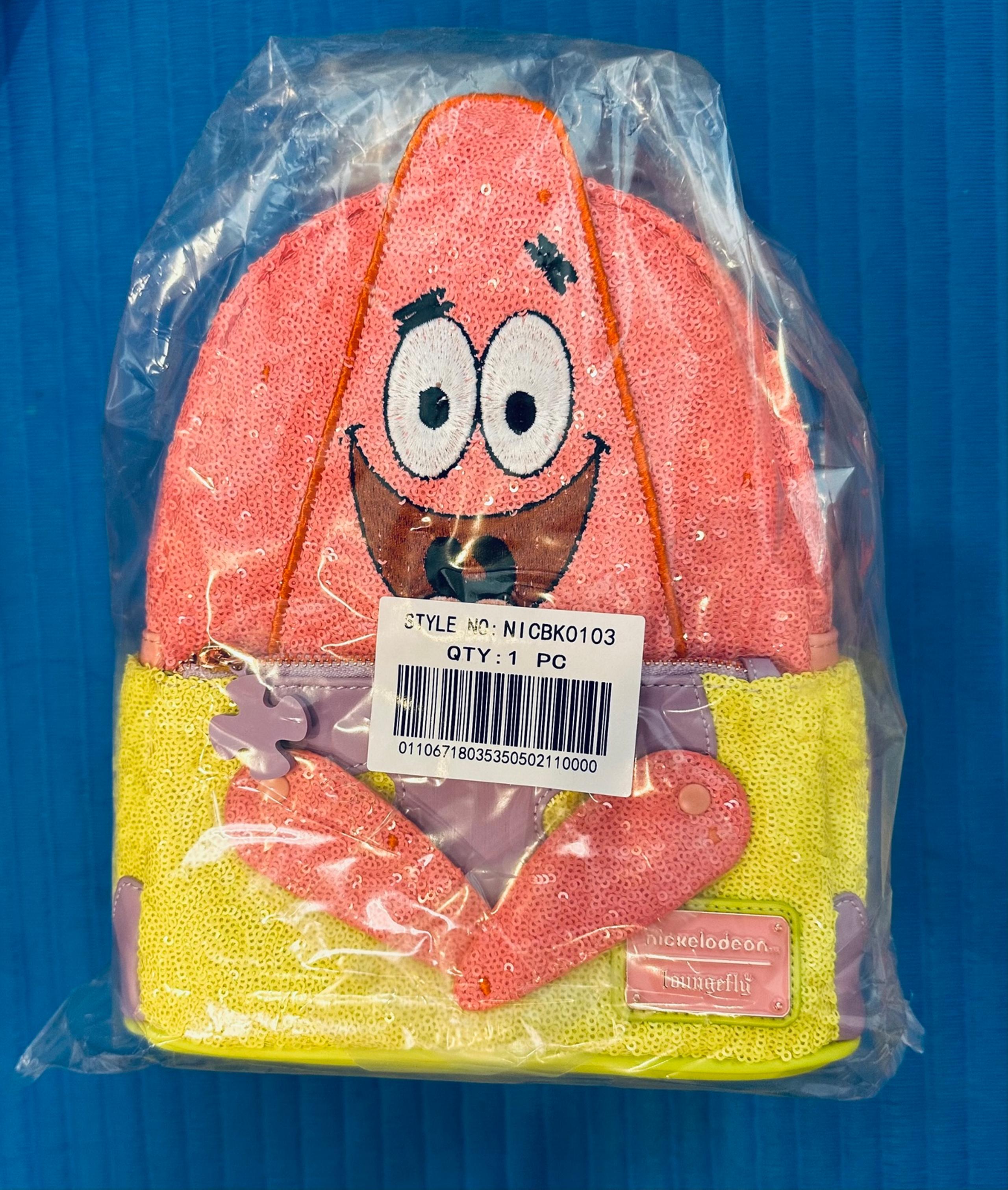 Loungefly Limited Edition SpongeBob SquarePants Patrick Star Sequin Cosplay Mini
