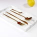 Ceramic Perfume Organizer and Jewelry Dish White