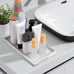 Ceramic Perfume Organizer and Jewelry Dish White