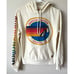 AVIATOR NATION Classic Graphic Pullover Hoodie Sweatshirt Cream XS