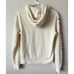 AVIATOR NATION Classic Graphic Pullover Hoodie Sweatshirt Cream XS