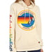 AVIATOR NATION Classic Graphic Pullover Hoodie Sweatshirt Cream XS