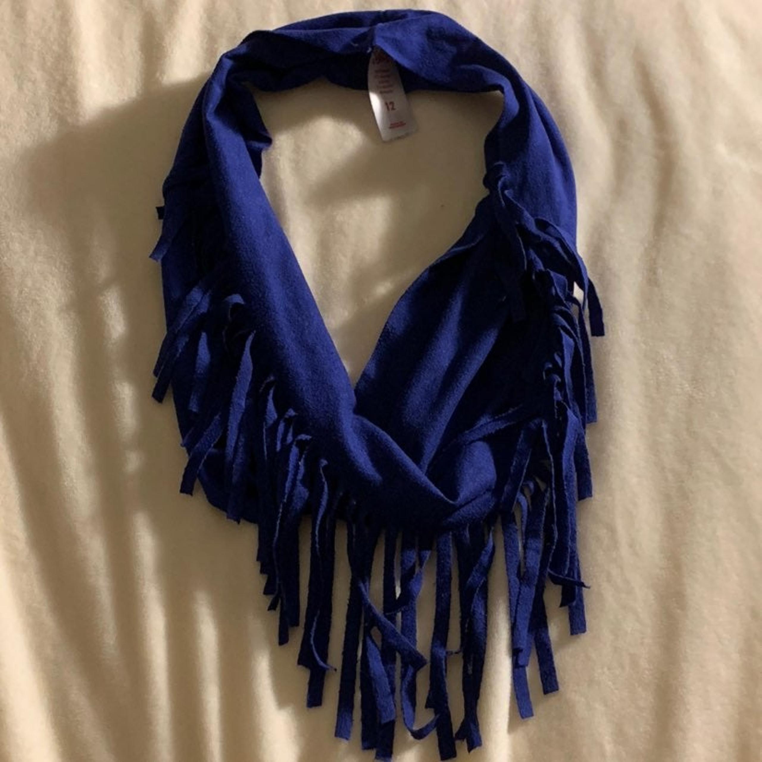 Justice Blue Velvet Infinity Scarf
