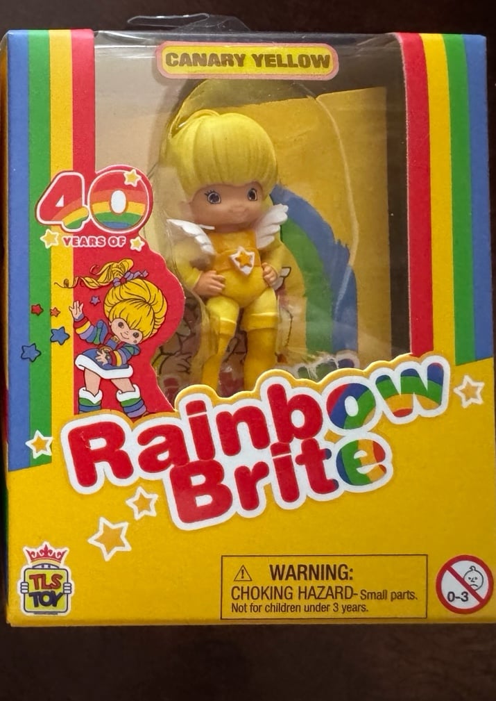 RARE Rainbow Brite TLS Cheebee Canary Yellow