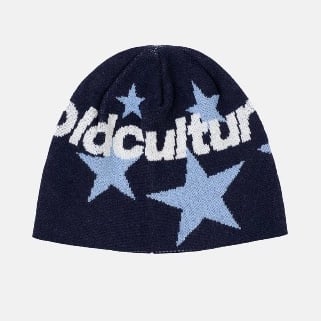 Cold culture italic stars Beanie NWT