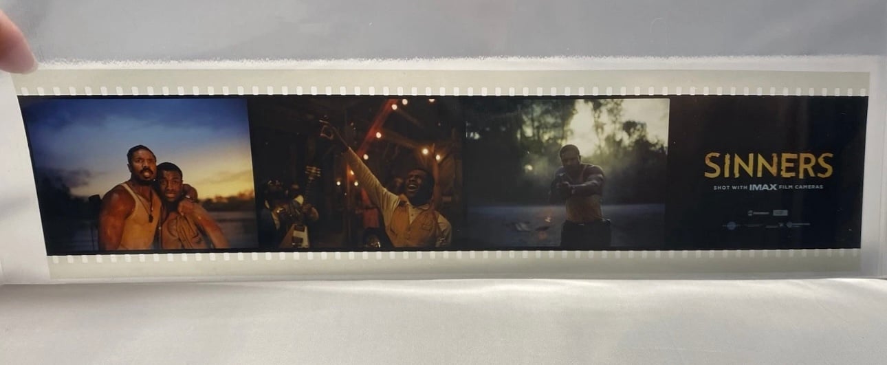 RARE Sinners IMAX 70mm Film Strip Collector 2025 Movie Michael B Jordan
